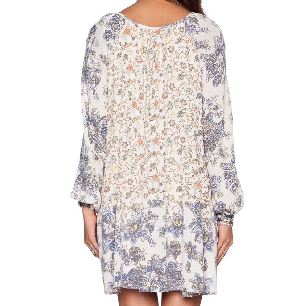 Free People - Lucky Loosey Dress in color Honeysuckle Combo - Picture 3 of 9